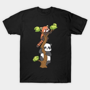 Pandas on a tree T-Shirt